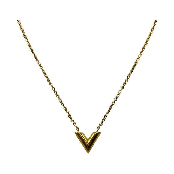 LOUIS VUITTON Gold Necklace